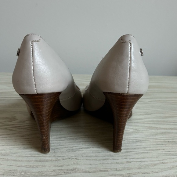 Calvin Klein Callie Wedge Peep Toe • size 6.5 - Picture 4 of 11